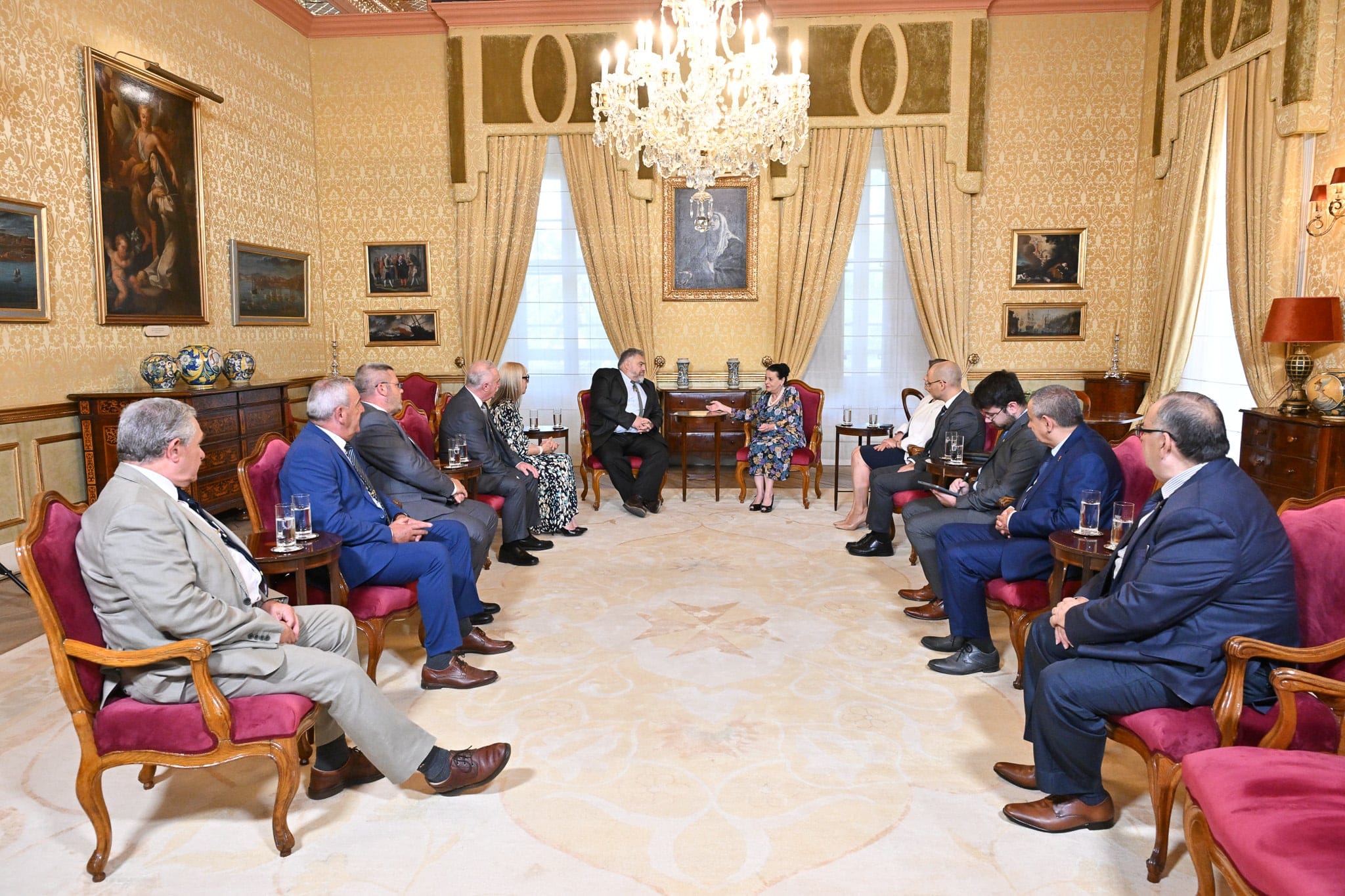 Photograph 1 of 5 from Courtesy visit with the President of Malta - July 9, 2024